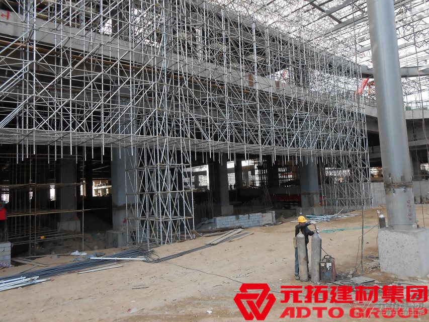 租賃的盤(pán)扣式腳手架搭建效率怎么樣？