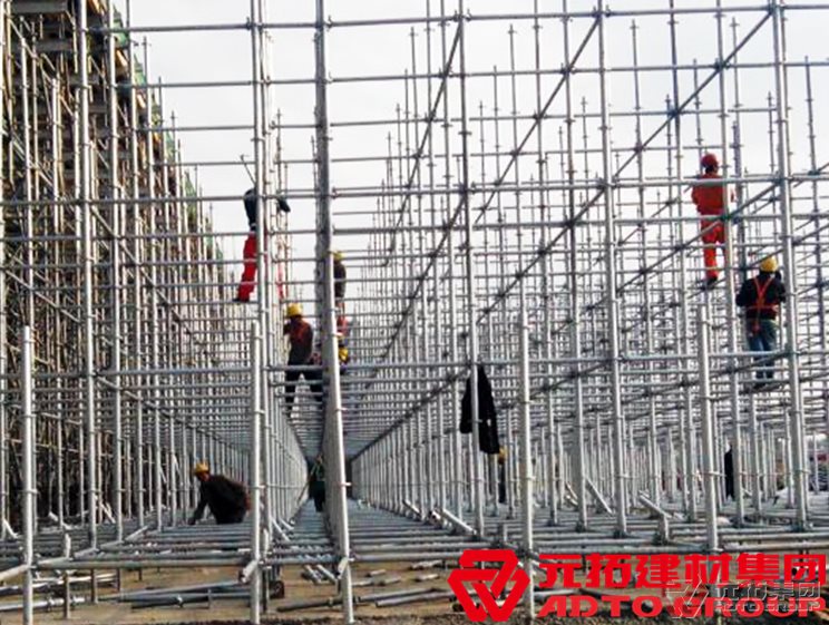 為什么盤扣式腳手架立桿、橫桿、斜桿的材質不同？